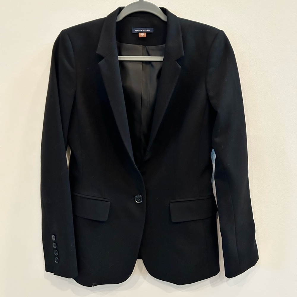 Tommy Hilfiger Black Blazer Size 4